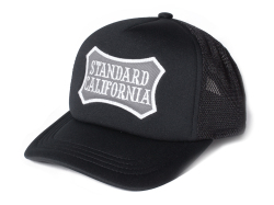 STANDARD CALIFORNIA BASIC LOGO PATCH MESH CAP BLACK