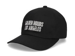 STANDARD CALIFORNIA GOLDEN HOURS LA BASEBALL CAP BLACK