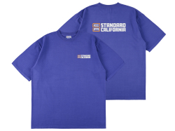 【送料無料】STANDARD CALIFORNIA HEAVYWEIGHT JEFF LOGO T-SHIRT PURPLE