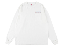 【送料無料】STANDARD CALIFORNIA US COTTON POCKET LOGO LONG SLEEVE T-SHIRT WHITE
