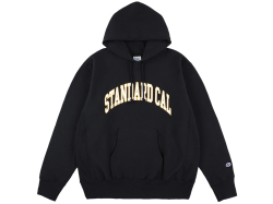 【送料無料】Champion for STANDARD CALIFORNIA EXCLUSIVE REVERSE WEAVE HOOD SWEAT BLACK
