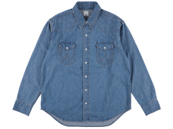 【送料無料】Wrangler / STANDARD CALIFORNIA WESTERN SHIRT VINTAGE WASH INDIGO