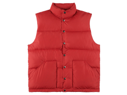 【送料無料】STANDARD CALIFORNIA DOWN VEST RED