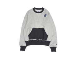【送料無料】RUSSELL ATHLETIC Pro Cotton Slub Loopback Terry Brushed Two Tone Sweat Ash Gray