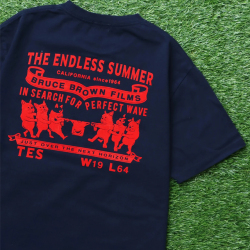 The Endless Summer TES CALIFORNIA HEAVY DUTY STANDARD T-SHIRT NAVY 「メール便OK」