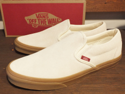 VANS CLASSIC SLIP-ON GUM CREAM/BURGUNDY