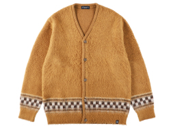 【送料無料】STANDARD CALIFORNIA CHECKER CARDIGAN BROWN