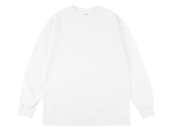 【送料無料】STANDARD CALIFORNIA HEAVYWEIGHT POCKET LONG SLEEVE T-SHIRT VINTAGE WASH WHITE