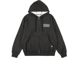 【送料無料】RUSSELL ATHLETIC / STANDARD CALIFORNIA W FACE LOGO ZIP HOOD SWEAT BLACK