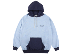 【送料無料】STANDARD CALIFORNIA 88/12 DINER LOGO 2TONE HOOD SWEAT BLUE