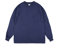 【送料無料】STANDARD CALIFORNIA HEAVYWEIGHT POCKET LONG SLEEVE T-SHIRT VINTAGE WASH NAVY
