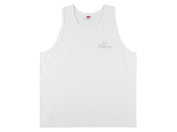 STANDARD CALIFORNIA US COTTON LOGO TANK WHITE 「メール便OK」