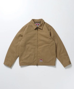 【送料無料】BEN DAVIS PADDED EISENHOWER JACKET BEIGE