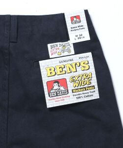 BEN DAVIS EXTRA WIDE PANTS NAVY