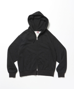 BEN DAVIS THERMAL LINED ZIP HOODIE BLACK
