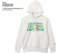 【送料無料】PEANUTS × Champion REVERSE WEAVE HOOD SWEAT 70's 11.5oz MODEL OATMEAL