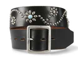 【送料無料】HTC BELT #125 TURQUOISE BLACK