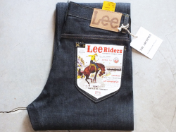 【送料無料】Lee ARCHIVES RIDERS 101-Z "SIDE BLACK" 1962MODEL RIGID