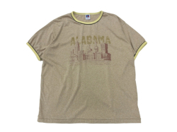 RUSSELL ATHLETIC Tri-Blend Jersey Alabama T-shirt Beige 「メール便OK」