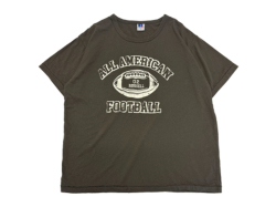 RUSSELL ATHLETIC Tri-Blend Jersey Football T-shirt Charcoal 「メール便OK」