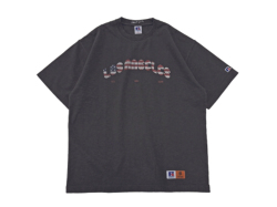 RUSSELL ATHLETIC × JACKSON MATISSE Heavy Slub Jersey Arch Logo T-shirt Charcoal 「メール便OK」