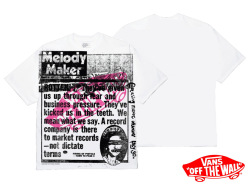 VANS Music Licensing Tee Collection SEX PISTOLS READ ALL ABOUT IT