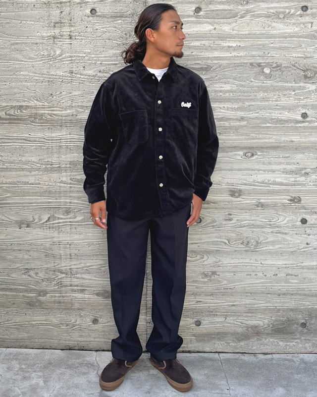 ロロピアーナ　コーデュロイシャツ サイズ XS Rocky Monroe ポロシャツ オーバーサイズカットコーデュロイ長袖