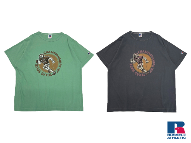 通販 アメカジ 札幌 ラッセル アスレチック プリント Tシャツ RUSSELL