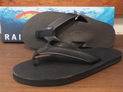 【送料無料】RAINBOW SANDALS SINGLE LAYER CLASSIC LEATHER BLACK ※レディースサイズ有