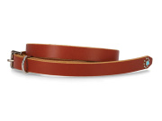 【送料無料】HTC BELT #25th 1POINT END FLOWER TURQUOISE 0.75 LIGHT BROWN
