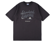 【送料無料】STANDARD CALIFORNIA HEAVYWEIGHT MODERN TWIST SIGNS LOGO2 T-SHIRT CHARCOAL