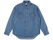 【送料無料】Wrangler / STANDARD CALIFORNIA WESTERN SHIRT VINTAGE WASH INDIGO