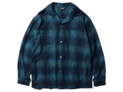 【送料無料】TOWNCRAFT 60's LOOP COLLAR NEL OMBRE SHIRTS BLUE