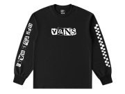 VANS APPAREL LONG SLEEVE SHAKEDOWN T-SHIRT BLACK