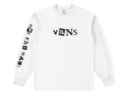 VANS APPAREL LONG SLEEVE SHAKEDOWN T-SHIRT WHITE