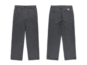 【送料無料】STANDARD CALIFORNIA BLACK CHAMBRAY PANTS W VINTAGE WASH