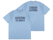 【送料無料】STANDARD CALIFORNIA GOLDEN HOURS LA T-SHIRT BLUE