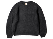 【送料無料】TOWNCRAFT MOHAIR SHAGGY CREW SWEATER BLACK