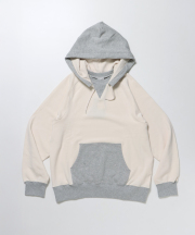 BEN DAVIS 70'S FIT AFTER HOODIE OFF×GRAY