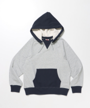 BEN DAVIS 70'S FIT AFTER HOODIE GRAY×NAVY