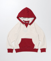 BEN DAVIS 70'S FIT AFTER HOODIE OFF×RED