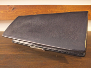 【送料無料】Dirty Leather Down Town Leather Works Leather Long Wallet ブラック 栃木レザー