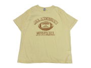 RUSSELL ATHLETIC Tri-Blend Jersey Football T-shirt Yellow 「メール便OK」