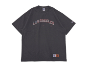 RUSSELL ATHLETIC × JACKSON MATISSE Heavy Slub Jersey Arch Logo T-shirt Charcoal 「メール便OK」