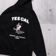 【送料無料】The Endless Summer TES CALIFORNIA BUHI BOY EMB BIG SWEAT PARKA BLACK