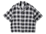 【送料無料】TOWNCRAFT 60's LOOP COLLAR S/S SHIRTS BLACK
