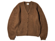 【送料無料】TOWNCRAFT MOHAIR SHAGGY CARDIGAN BROWN
