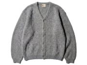 【送料無料】TOWNCRAFT MOHAIR SHAGGY CARDIGAN GRAY