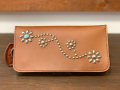 【送料無料】HTC × STANDARD CALIFORNIA LONG WALLET #125 FLOWER TURQUOISE LIGHT BROWN