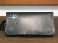 【送料無料】HTC LONG WALLET #STARBURST TURQUOISE BLACK